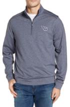 Men's Cutter & Buck Titans Shoreline Quarter Zip Pullover - Blue