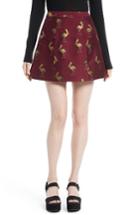 Women's Alice + Olivia Loran Bird Print Miniskirt