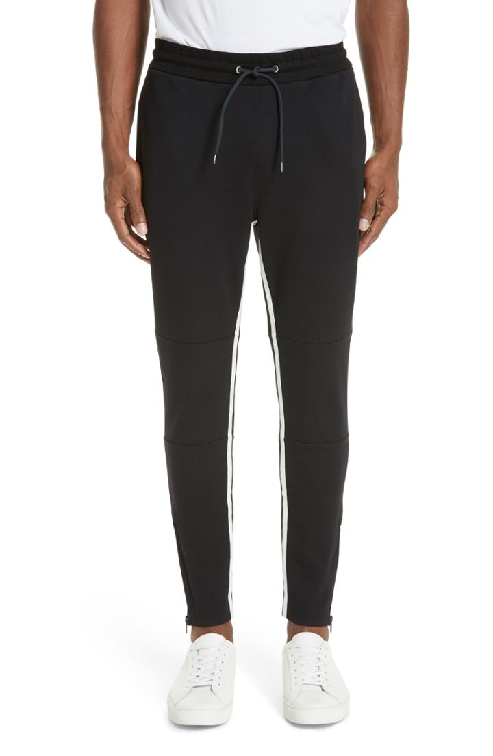 Men's Ps Paul Smith Stripe Jogger Pants - Black
