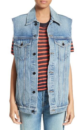 Women's Denim X Alexander Wang Daze Denim Vest