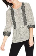 Women's Boden Cynthia Lace Detail Blouse - Ivory