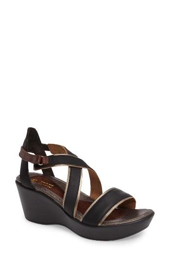 Women's Naot Gesture Crisscross Platform Wedge Us / 36eu - Grey