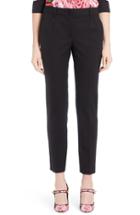 Women's Dolce & Gabbana Stretch Wool Slim Ankle Pants