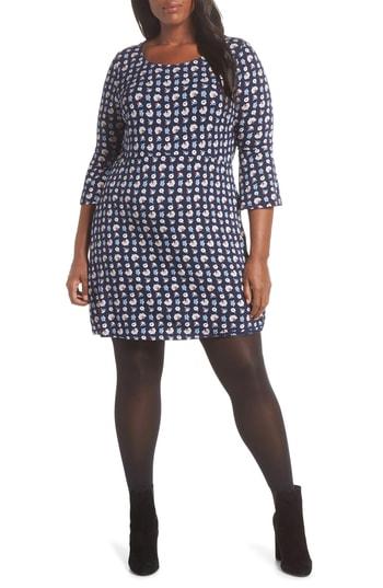 Women's Boden Miriam Stretch Jersey Tunic (similar To 16w-18w) - Blue