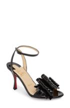 Women's Christian Louboutin Miss Valois Bow Ankle Strap Sandal Us / 36eu - Black