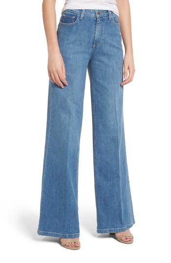 Women's Paige Sutton Super Wide Leg Jeans - Blue