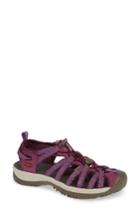Women's Keen 'whisper' Water Friendly Sport Sandal .5 M - Purple