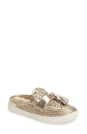 Women's Jslides Carissa Tassel Loafer Mule M - Metallic