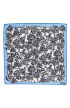 Women's Missoni Floral Print Square Silk Scarf, Size - Blue