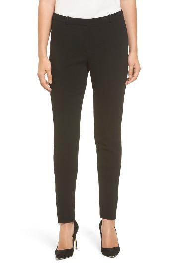 Women's Boss Atestelito Slim Crepe Suit Pants R - Black