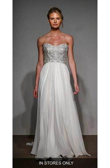 Women's Anna Maier Couture Capuchine Strapless Silk Gown