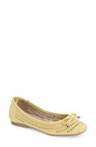 Women's J. Renee Valeria Bow Flat .5 B - Yellow