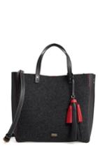 Frances Valentine Wool & Leather Convertible Tote -