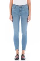 Women's Fidelity Denim Gwen High Waist Crop Skinny Jeans - Blue