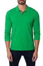 Men's Jared Lang Long Sleeve Polo, Size - Green