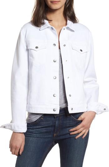 Women's Rag & Bone/jean Nico Denim Jacket - White
