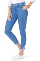 Women's Nydj Ami Side Slit Ankle Skinny Jeans - Blue