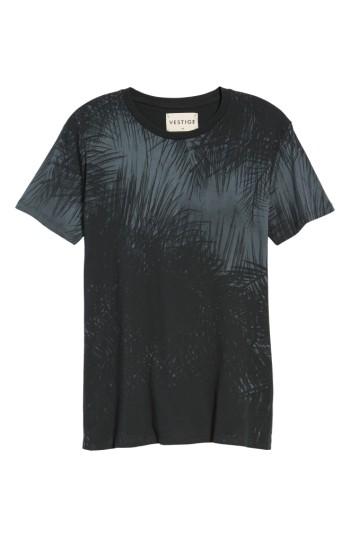 Men's Vestige Palmed Graphic T-shirt - Black