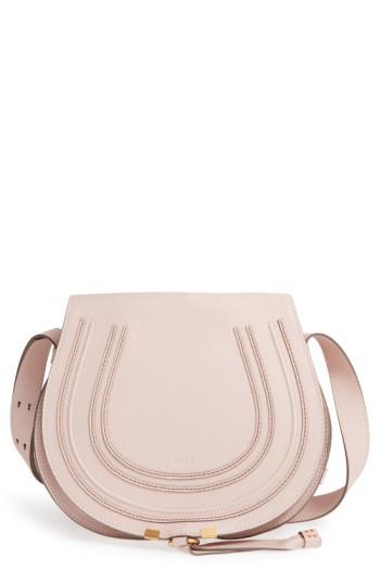 Chloe 'marcie - Medium' Leather Crossbody Bag - White