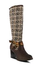 Women's L'artiste Knee High Tweed Boot Us / 35eu - Brown