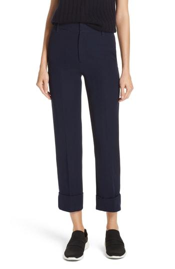 Women's Vince Cuffed Ankle Trousers - Blue