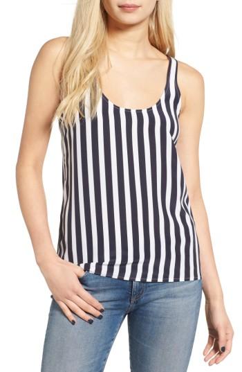 Women's Ag The Breeze Stripe Tank - Blue