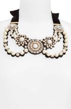 Women's Kate Spade New York Luminous Imitation Pearl Bib Necklace