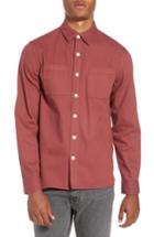 Men's Saturdays Nyc Nolan Washed Denim Sport Shirt - Pink