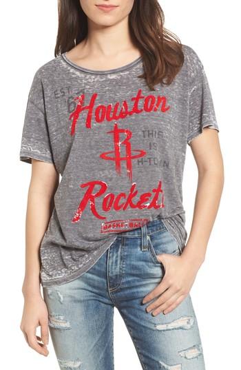 Women's Junk Food Nba Houston Rockets Tee - Black