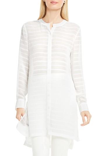 Women's Vince Camuto Sheer Stripe Tunic
