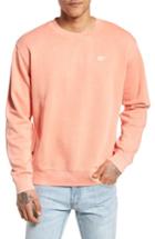 Men's Obey Faded Pigment-dyed Sweatshirt - Pink