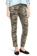Women's Mavi Jeans Juliette Camo Print Military Cargo Pants - Green