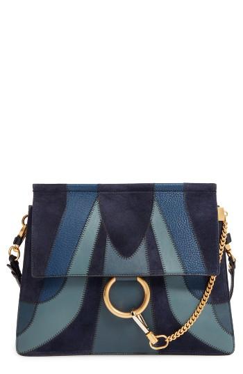 Chloe Medium Faye Patchwork Leather Shoulder Bag -