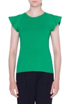 Women's Akris Punto Wave Shoulder Knit Pullover - Green