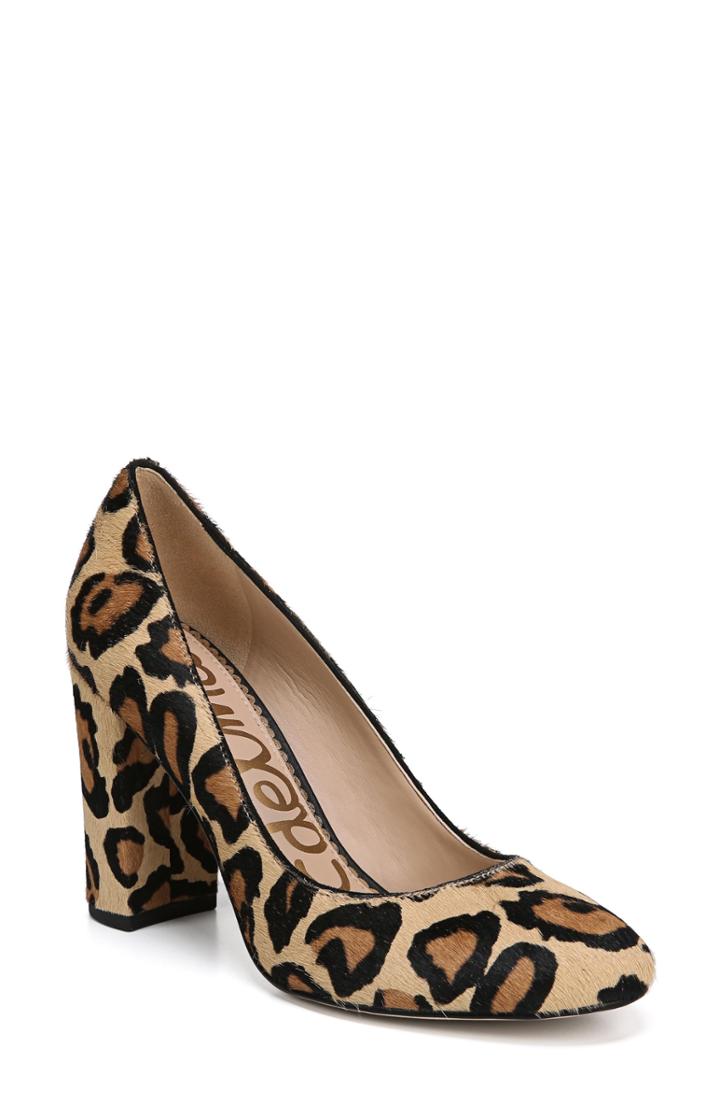 Women's Sam Edelman Stillson Pump .5 M - Brown
