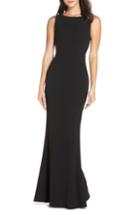 Women's Lulus Halter Neck A-line Cocktail Dress