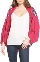 Women's Hinge Floral Bora Cocoon Wrap, Size - Pink