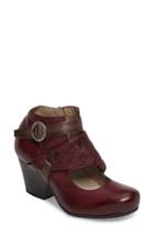 Women's Miz Mooz Dale Embossed Mary Jane Bootie .5 M - Purple