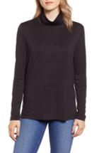 Women's Everleigh Knit Shirttail Turtleneck - Black