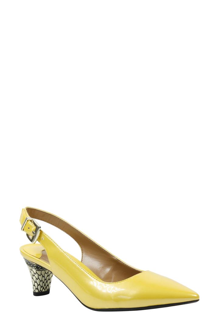 Women's J. Renee Mayetta Slingback Pump B - Yellow