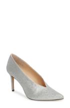 Women's Vince Camuto Ankia Suede Pump M - Metallic