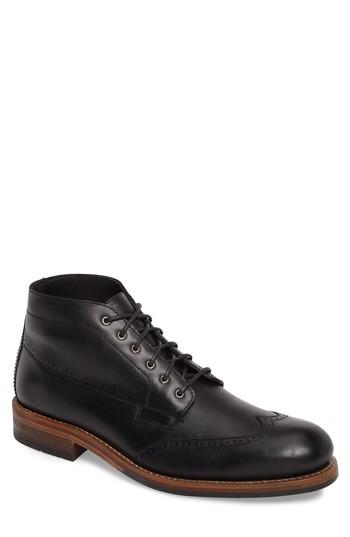 Men's Wolverine Harwell Wingtip Boot .5 D - Black