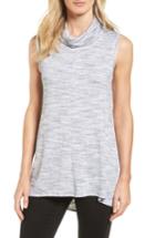 Women's Two By Vince Camuto Space Dye Jersey Cowl Neck Top - Grey