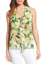 Women's Kut From The Kloth Print Ruffle Front Top