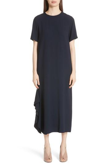 Women's Max Mara Trofeo Ruffle Dress Us / 36 It - Blue