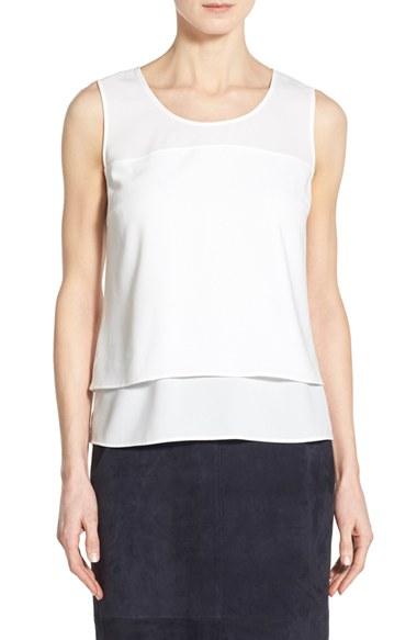 Women's Boss Isallia High/low Hem Double Layer Tank