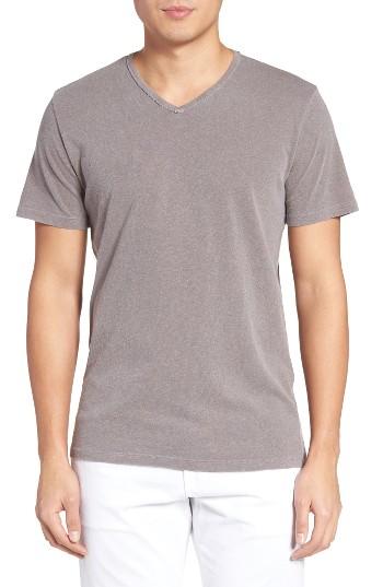 Men's Velvet By Graham & Spencer Stan Cotton & Linen T-shirt - Green
