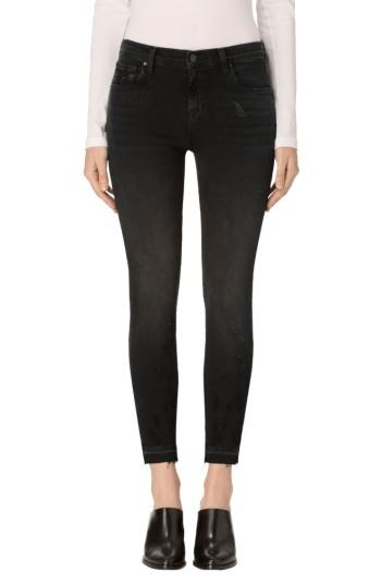 Women's J Brand 835 Released Hem Crop Skinny Jeans - Black