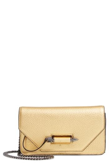 Mackage Mini Zoey Leather Crossbody Bag - Metallic
