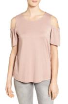 Women's Gibson Cold Shoulder Top - Pink
